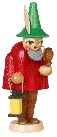 Vitrinenfigur Wichtel rot Höhe 9,5 cm Setzkasten Seiffen Weihnachten Erzgebirge NEU