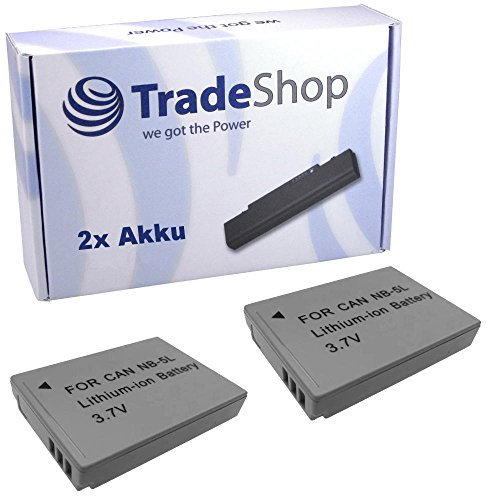 2X Kamera Li-Ion Akku für Canon DIGITAL IXUS 100 is 870 is 990 is 100IS 870IS 990IS POWERSHOT SD900Ti SX120 is SX210 is SX220 HS SX230 HS SD-900Ti SX-120 is SX-210 is SX-220 HS SX-230 HS