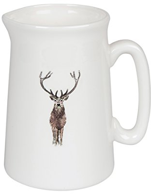 Sophie Allport - Highland Stag Jug, Fine Bone China, Gift Box, Dishwasher Safe (Small 300ml)