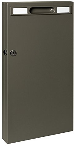 ALCO-Albert 897 - Schlüsselschrank Stahl für 200 Schlüssel, 45 x 68 x 6 cm, grau