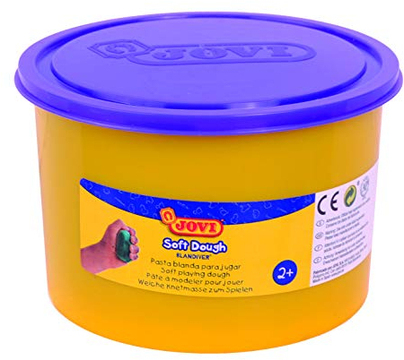 Jovi - Pâte à Jouer Souple, Soft Dough BLANDIVER, Pot de 460g, Couleur Violet, Idéal pour s'initier au Monde du modelage (46006)