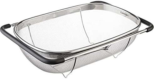 Cuisinart CTG-00-OSC Over-The-Sink Colander, 5.5 Qt, Stainless Steel