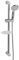AquaSu Duschset Barca 5 | Duschgarnitur mit Handbrause | 5-fach verstellbare Handbrause | Chrom