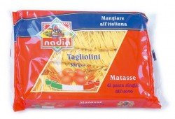 nadia Tagliolini 3mm gerollte Eierbandnudeln (500g Beutel)