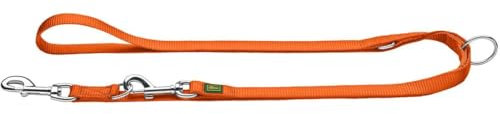HUNTER Verstellbare Hundeführleine, Farbe: marine, 3-fach verstellbar, robustes Nylon, pflegeleicht, Größe: 25/200