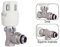 SOMATHERM Robinet thermostatique tête Fer Femelle diamètre 12x17 (1/2) Corps coudé Femelle
