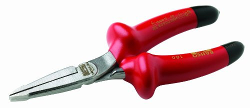 Bahco Ergo 2427V-200 200mm Insulated Long Nose Bent Tip Plier