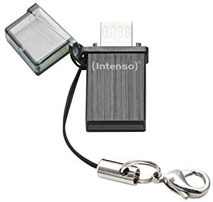 Intenso 3524460 Mini Mobile Line On-the-go 8 GB USB-Stick USB 2 (USB und micro-USB) schwarz