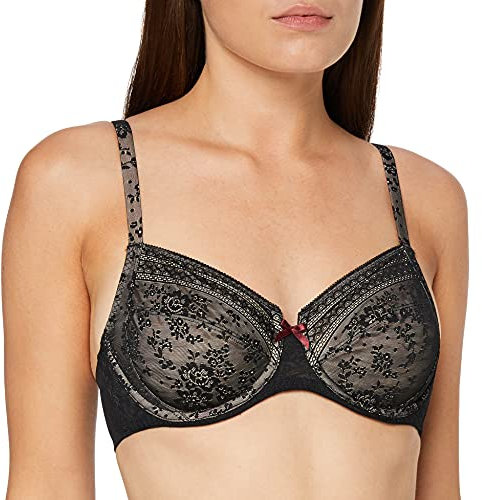 Rosa Faia Damen Fleur BH, Schwarz (Black), 80J