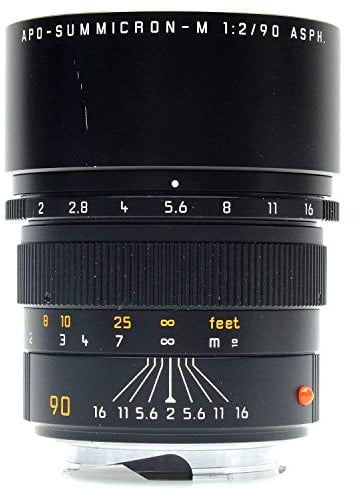 Leica Apo-Summicron-M 90 mm f/2 Negro - Objetivo (5/5, 1 m, 9,09 cm, 1:9, 23°, 15°)