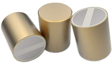Samarium Cobald Stabgreifer, SmCo Ø 32 x 20 mm Magnet, Messing