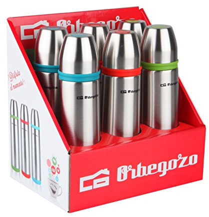 Orbegozo Set TRL 5500 - Set de 6 Termo líquido, INOX, 3 Colores, 500 ml
