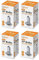 4 x H7 (477/499) 12v 55W PX26d Headlight Bulbs Halogen Bulb Standard Replacement for Fog Tail Daytime Running Light DRL 12V Car Exterior Light E-Mark, Set of 4