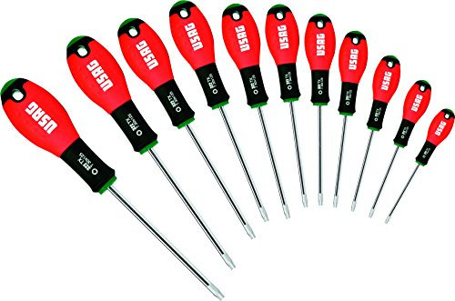 USAG 322 TX/S11 - Serie di 11 cacciaviti a torx 03220266