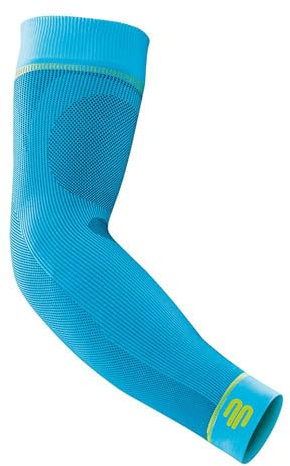 Bauerfeind Sports Compression Arm Sleeves (1 Pair) - Air Knit Fabric Breathable, Durable, Washable (Rivera, Small/X-Long)