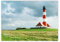 LYSCO XXL Poster 100 x 70cm (S-828) Leuchtturm Westerheversand an der Nordsee auf der Halbinsel Eiderstedt (Lieferung gerollt!)