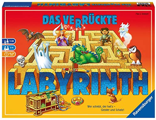 Das ver-rückte Labyrinth: Wer schiebt, der hat's – Geister und Schatz!