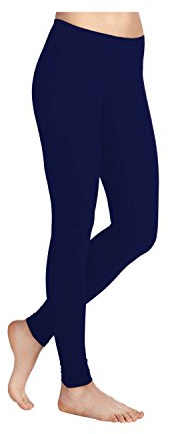 Missloved Plain Stretchy Viscose Lycra Leggings - XXXL to fit UK 22-24 - Navy Blue
