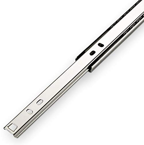 SO-TECH® Teilauszug Schubladenschiene Schubladenauszug H 27 / L 374 mm Teleskopschiene Rollenauszug