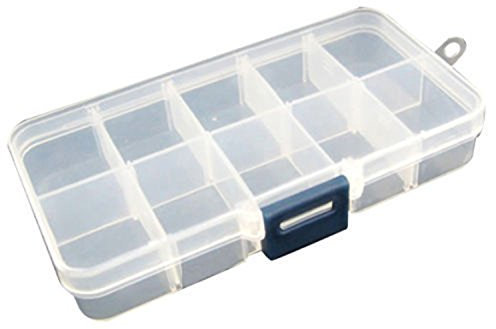 2AINTIMO portapillole organizzatore Porta pastiglie Gioielli 10 Scomparti Porta Pillole PORTAPILLOLE Portatile 10 Scomparti Separati