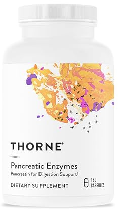 Thorne Research - Dipan-9 - Pancreatic Enzymes for Digestive Support - 180 Capsules