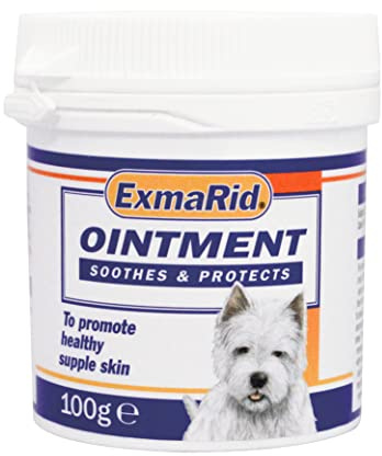 Exmarid Ointment for Dogs - Itchy Dog Skin Relief, Helps Soothe Itchy and Dry Skin Irritation, Cleanses and Disinfects (100g)