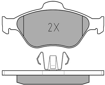MEYLE 0252360418 Bremsbelagsatz, Scheibenbremse | Kompatibel mit: FORD FIESTA IV, FIESTA Kasten/Großraumlimousine, FIESTA Kasten/Schrägheck, FIESTA V, FIESTA V Van, FUSION, KA