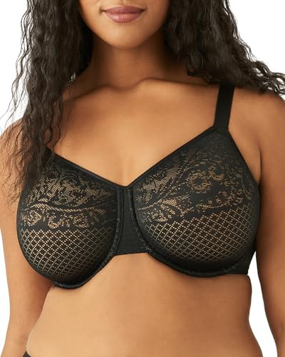 Wacoal Women's Visual Effects Minimizer Bra,Black,38D