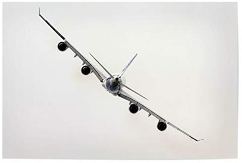 artboxONE Poster 30x20 cm Sport Airbus A340-600 hochwertiger Design Kunstdruck - Bild Flugzeug Fliegen Flieger