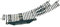 22273 N Fleischmann Gleis (ohne Bettung) Bogenweiche, elektrisch, Links 42 ° 194.6 mm, 228.2 mm 1 St.