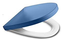 Roca a801652 °F4t Seat - Khroma Oxygen Blue - Bathroom Accessories Seat/Cover - Lacquered Toilet Seats - Seats New Finishes