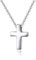 Xianli Wang Kleines Einfaches Kreuz Anhänger Kinder Thin Neck Woman in Edelstahl Kleine Halskette