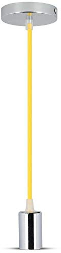 V-TAC SKU.3793 Suspension Light Bulb E27 Yellow VT-7338, Plastic, and Other Materials, Depth 60 mm