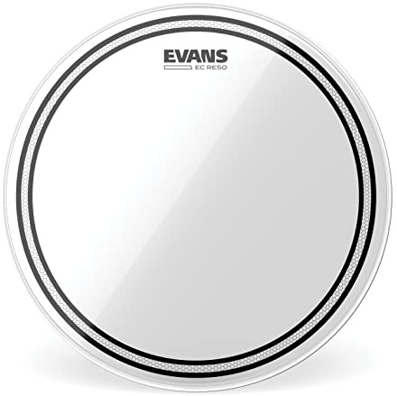 Evans EC Resonant Trommelfell 15 Zoll | Evans EC-Resonanzköpfe liefern kontrollierte Obertöne, klare Sustain, fokussierte Resonanz und zuverlässige Tom-Antwort.
