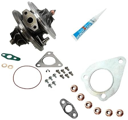 BESTPRICE 1x Rumpfgruppe für Turbolader, inkl. Montagesatz, 1x Additiv für Turbolader - Erstbefüllung, Kompatibel mit A udi A4 B6, A4 B7, A6 C5, A6 C6, SKODA SUPERB 1, VW PASSAT B5.5 (3B3)(3B6)