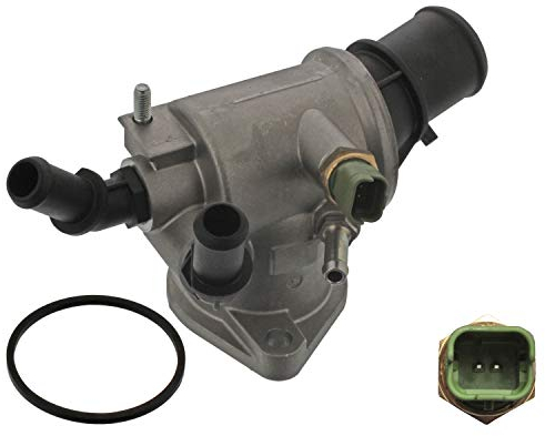 febi bilstein 45540 Thermostatgehäuse mit Temperaturschalter und Dichtung , 1 Stück