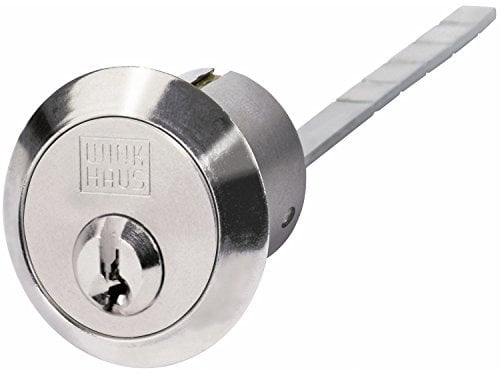 WINKHAUS RPE27/OE10 N ERC hochwertiger Außenzylinder Schloss key Tec RPE für EVVA Kasten-Reigelschloss.Messing vernickelt matt inklusive 3 Schlüssel und Befestigungsschrauben