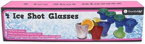 Thumbs Up Ice Shot Gläser (4er Pack), Kunststoff, weiß, 26.5 x 7 x 7 cm, 4
