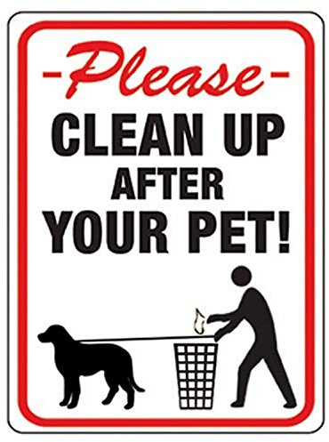Hy-Ko Plastic Signs, 12” x 8.5”, Durable Long-Lasting Contrasting Posted Signs for Outdoor Use for Businesses, Property, Clear & Easy to Read Informational Display