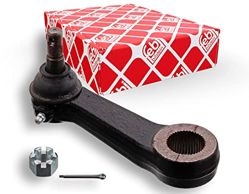 febi bilstein 41291 Lenkstockhebel mit Kronenmutter und Splint, 1 Stück | Kompatibel mit: MITSUBISHI L200