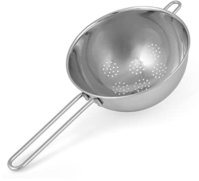 Home Colador de Acero Inoxidable Cepillado 18 cm Utensilios de Cocina, Multicolor, Talla única