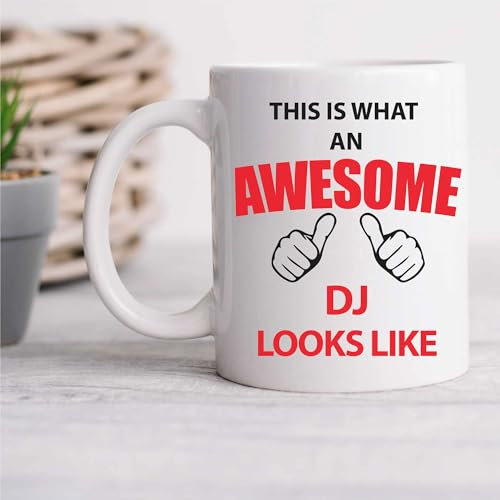 60 Second Makeover Limited This is What an Awesome DJ Looks Like Mug Present Gift Cup Birthday Christmas