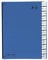 Pagna Pultordner Color (Pultmappe, 24 Fächer, A-Z) blau