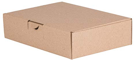 100 Maxibriefkarton 180 x 130 x 45 mm Verpackung Versand Schachtel aus Wellpappe Karton Kiste Postversand Maxibrief