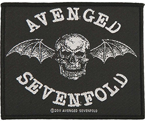 Avenged Sevenfold Deathbat Unisex Patch Standard, 100% polyester,