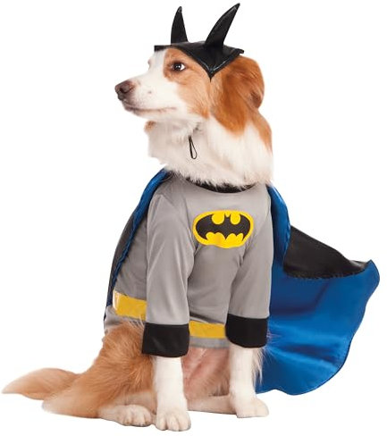 Rubies Official DC Batman Pet Dog Costume, Big Dog Size: XX-Large Neck to Tail 36 Inch, Chest 32 Inch Halloween
