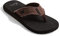Quiksilver Monkey Abyss, Tongs Homme, Marron (Sole: Black/ Upper: Brown), 39 EU