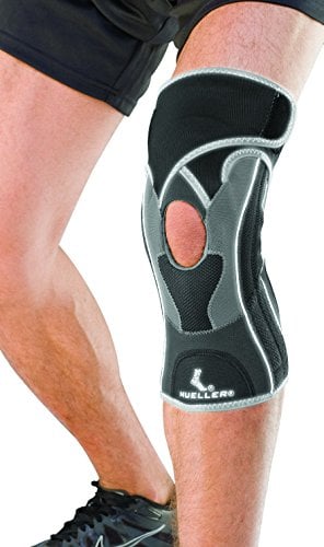 Mueller HG 80 Premium - Kniebandage für den Sport - gepolstert - Unterstützung bei Bänderverletzungen - Extra Groß