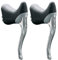 Shimano Uni Road BL-R400 für Rennlenker Bremshebel Paar, Silber, One Size