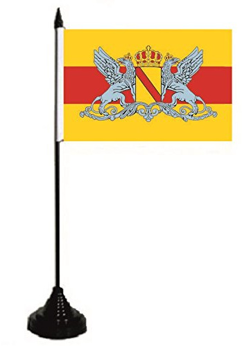 U24 Tischflagge Großherzogtum Baden Fahne Flagge Tischfahne 10 x 15 cm